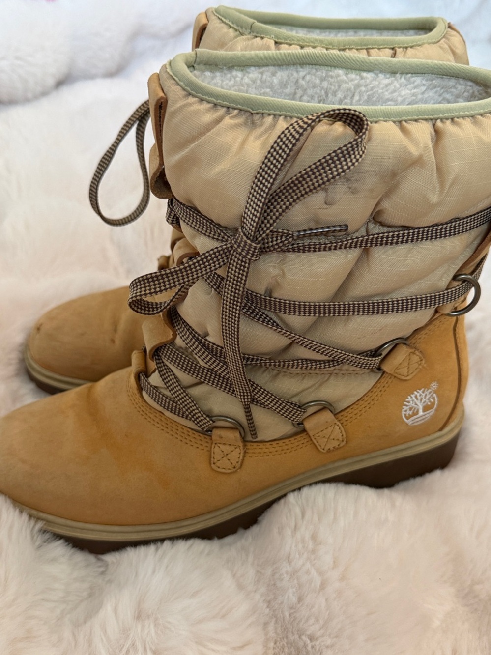 Timberland Women's Wheat Tan Insulated Winter Boots